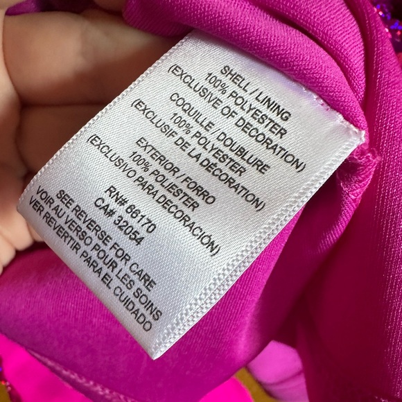 Anthropologie - Verb by Pallavi Singhee Pink Sequin Sparkle Shift Dress - Picture 5 of 6